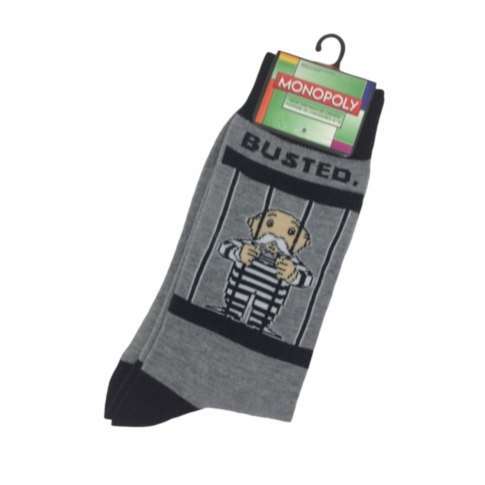 Monopoly Busted socks Fits shoe size 6-12
